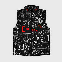 Женский жилет Формулы физики, цвет: 3D-красный