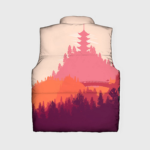 Женский жилет Firewatch City / 3D-Черный – фото 2