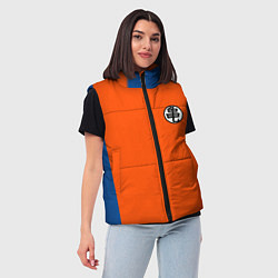 Женский жилет DBZ: Kame Senin Kanji Emblem, цвет: 3D-красный — фото 2