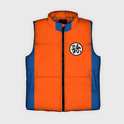 Женский жилет DBZ: Goku Kanji Emblem, цвет: 3D-светло-серый