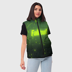 Женский жилет Fallout: Radiation Storm, цвет: 3D-черный — фото 2