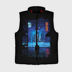 Женский жилет Blade Runner: Dark Night, цвет: 3D-красный