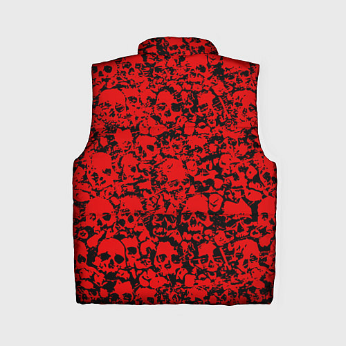 Женский жилет DOOM: Blooded Skuls / 3D-Черный – фото 2