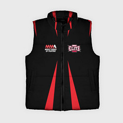 Женский жилет MMA Elite, цвет: 3D-черный
