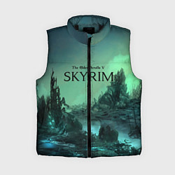 Женский жилет SKYRIM, цвет: 3D-черный