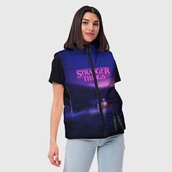Женский жилет Stranger Things: Neon Road, цвет: 3D-красный — фото 2