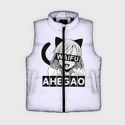 Женский жилет Ahegao Waifu, цвет: 3D-черный