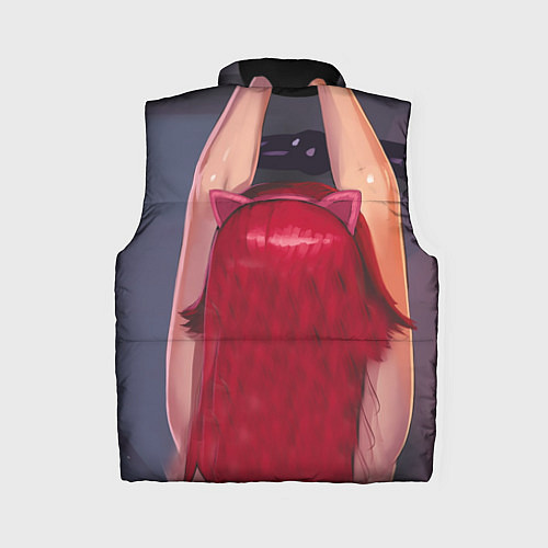 Женский жилет Ahegao / 3D-Светло-серый – фото 2