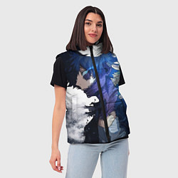 Женский жилет Академия героев - Даби, цвет: 3D-черный — фото 2