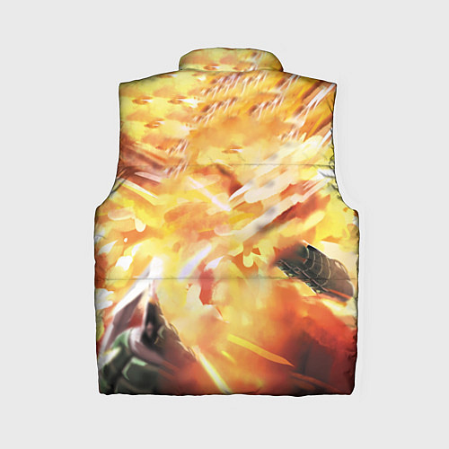 Женский жилет Fire Academia / 3D-Светло-серый – фото 2