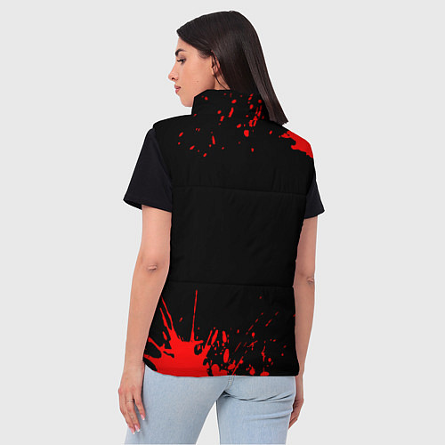 Женский жилет MONOKUMA Despair / 3D-Красный – фото 4