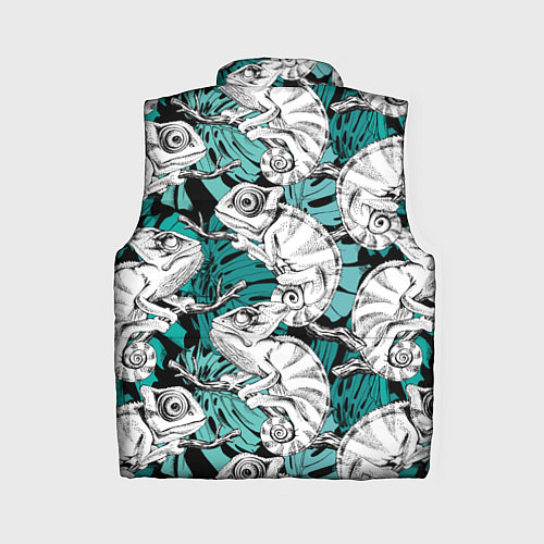 Женский жилет Хамелеоны / 3D-Красный – фото 2