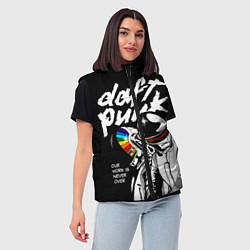 Женский жилет Daft Punk: Our work is never over, цвет: 3D-черный — фото 2