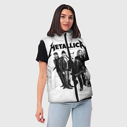 Женский жилет Metallica, цвет: 3D-черный — фото 2
