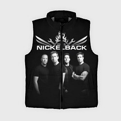 Женский жилет Nickelback Band, цвет: 3D-светло-серый
