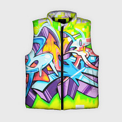 Женский жилет Неоновая кислота, цвет: 3D-черный