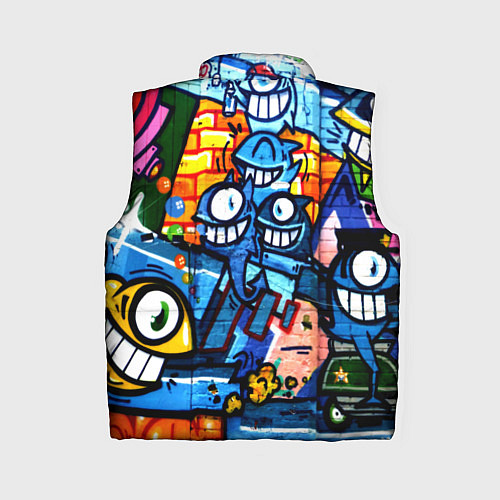 Женский жилет Graffiti Exclusive / 3D-Черный – фото 2