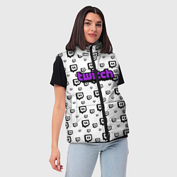 Женский жилет Twitch Online, цвет: 3D-светло-серый — фото 2