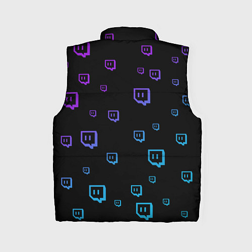 Женский жилет Twitch: Neon Style / 3D-Светло-серый – фото 2