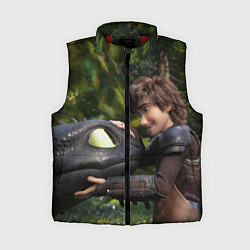 Женский жилет Как приручить дракона, цвет: 3D-красный