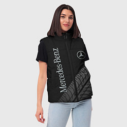 Женский жилет Mercedes AMG: Street Style, цвет: 3D-красный — фото 2