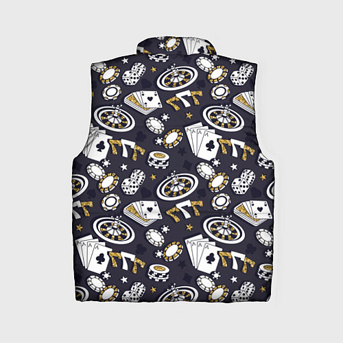 Женский жилет Казино 777 / 3D-Черный – фото 2