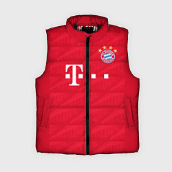 Женский жилет FC Bayern: Lewandowski Home 19-20, цвет: 3D-черный