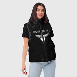 Женский жилет Bon Jovi, цвет: 3D-красный — фото 2