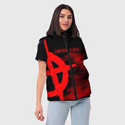 Женский жилет Сектор Газа, цвет: 3D-черный — фото 2