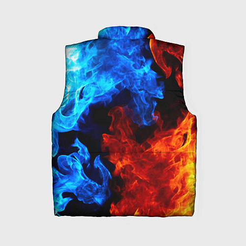 Женский жилет L letter fire / 3D-Черный – фото 2