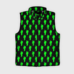 Женский жилет Billie Eilish: Acid Pattern, цвет: 3D-светло-серый