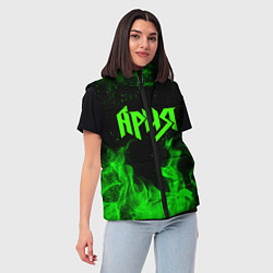 Женский жилет АРИЯ, цвет: 3D-черный — фото 2