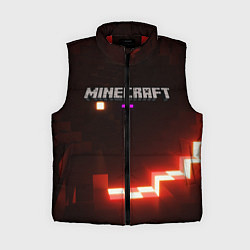 Женский жилет MINECRAFT, цвет: 3D-красный