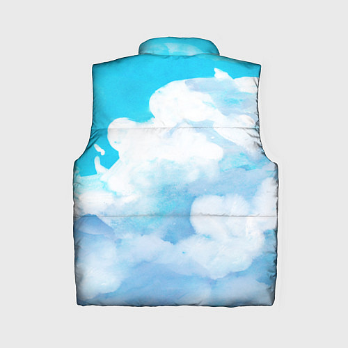 Женский жилет Акварельный Мем / 3D-Красный – фото 2