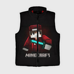 Женский жилет MINECRAFT, цвет: 3D-красный