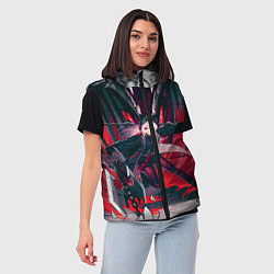 Женский жилет Arknights art, цвет: 3D-черный — фото 2