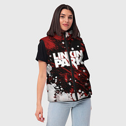 Женский жилет Linkin Park, цвет: 3D-черный — фото 2