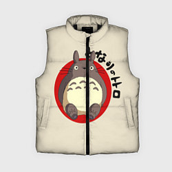 Женский жилет Мой сосед Тоторо, цвет: 3D-черный