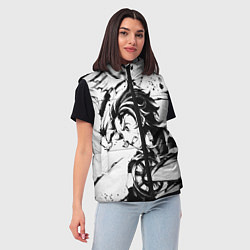 Женский жилет KIMETSU NO YAIBA, цвет: 3D-черный — фото 2