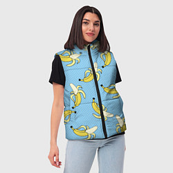 Женский жилет Banana art, цвет: 3D-светло-серый — фото 2