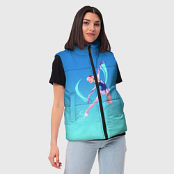 Женский жилет Фигурное катание, цвет: 3D-светло-серый — фото 2