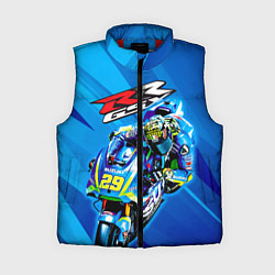 Женский жилет Suzuki MotoGP, цвет: 3D-красный