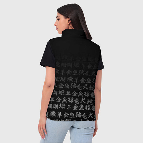 Женский жилет CYBERPUNK 2077 KEANU REEVES / 3D-Красный – фото 4