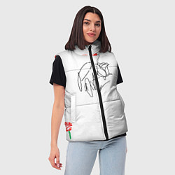 Женский жилет ТИКТОКЕР - PAYTON MOORMEIE, цвет: 3D-черный — фото 2