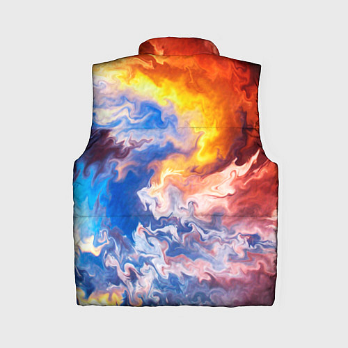 Женский жилет Краски / 3D-Красный – фото 2