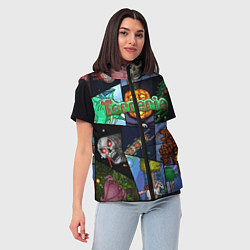 Женский жилет Terraria, цвет: 3D-черный — фото 2