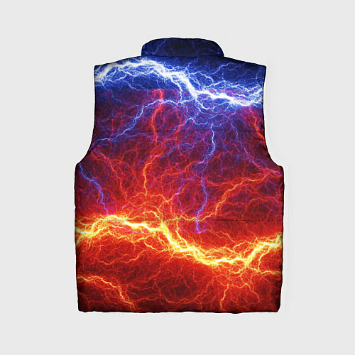 Женский жилет Лёд и огонь / 3D-Черный – фото 2