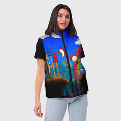 Женский жилет TERRARIA GAME, цвет: 3D-красный — фото 2