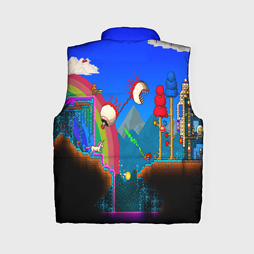 Женский жилет TERRARIA GAME / 3D-Красный – фото 2