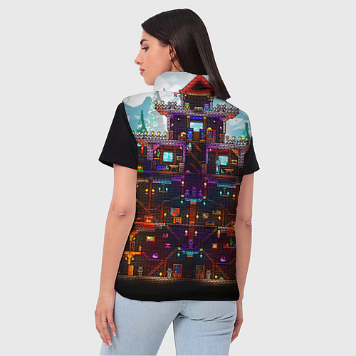 Женский жилет Terraria / 3D-Красный – фото 4